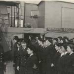 Inspection of Wrens by Director of WRNS, Dame Vera Laughton-Matthews