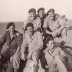 Stanley Painter and tank crew colleagues in Egypt, November 1944
