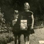 Sister&me, showing off 'First Holy Communion'-presents