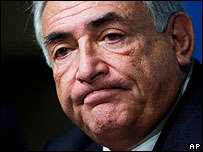 O diretor-gerente do FMI, Dominique Strauss-Kahn