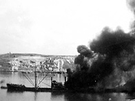 Tanker on fire off the Maltese coast