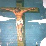 Wartime crucifixion painted by Bud Doyle, image courtesy of Ralph Baird’s web site