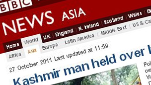 BBC News Asia site