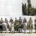 This photo was taken in March 1943. The third man from the right is Staff Sergeant Instructor George Thorne father of Mrs June Bickell from Bristol.