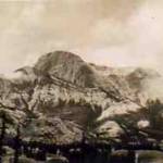 Canadian Rockies from train October 1945