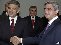 Abdullah Gül ve Serj Sarkisyan