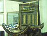 Inlaid throne
