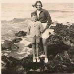One month before the war.Taken at La Zoute. Easter holiday April 1940. Me aged 16 with Thierry my youngest brother