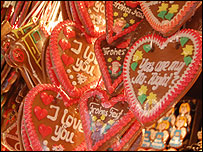 Gingerbread hearts