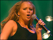 Kimberley from Girls Aloud. Credit: EDP.