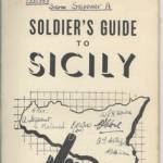 Guide issued to Allan Stoddart at the time of the landings on Sicily.
