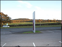 The view from the car park
