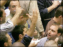 Negociação de petróleo em bolsa (arquivo)