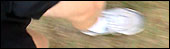 Martin running in the Fens