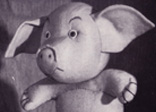 Chubby pink pig gift idea of 1944