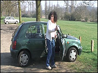Jaqui Lazelle in Bourne Park, Ipswich