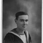 A very young Alfred Pitney, in Royal Navy uniform, in about 1930