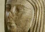 Bust of a statue of Osorkon I, found at Byblos, in Lebanon