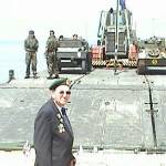 Jack returning to Arromanches on the 60th Anniversary of D Day June 2004