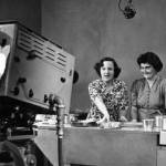 Marguerite Patten presenting the BBC programme 'Can You Cook?' in 1950