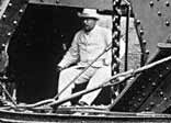 Roosevelt visits the Panama Canal under construction, in 1906