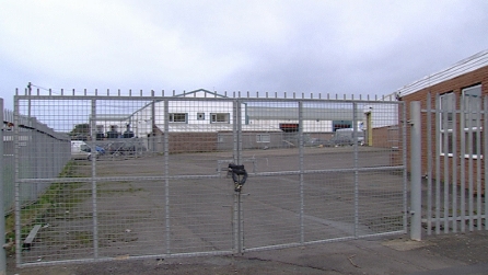 The empty site at Vale of Glamorgan Caravans