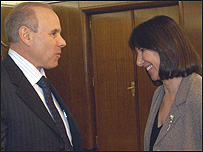 Guido Mantega e Felisa Miceli