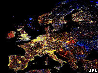 Europa à noite