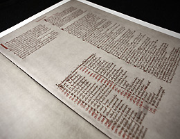 A page of the Domesday Book
