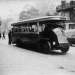 My dad, Sid Bioletti, sent this photograph to his mum:"Typical Parisian bus. 12th May 1947. Taken outside The Cavour Hotel, Rue Lafayette, Paris, France."