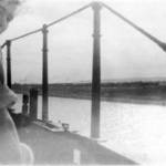 Rorqual passing through the Suez Canal February 1945