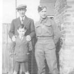 Ken with Father and brother Les