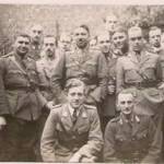 Major de Posch with his officers.