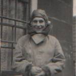 Ron Smith Aged 20 Trainee in his flying suit On the first day of Flying