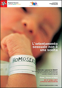 Cartaz da campanha da região da Toscana