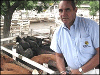 O comerciante argentino de gado Carlos Pujol