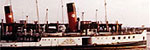 A steam ferry that used to cross the Humber Estuary