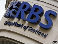 Royal Bank of Scotland sign