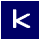 Letter K.