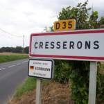 After landing at Luc-sur-mer in Normandy in the afternoon of 6 June 1944, the East Riding Yeomanry moved inland in the direction of the small Normandy village of Cresserons, just north of Caen.