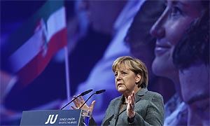 German Chancellor Angela Merkel