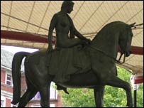Lady Godiva statue in Coventry