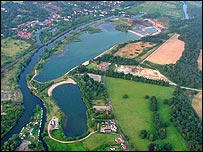 Picture: Aerial view of Whitlingham Country Park by Karen Sayer