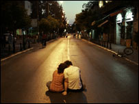 Casal de jovens