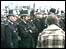 picket and line of police