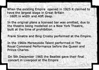 Empire Theatre Facts