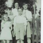 My Sister Sylvia and Myself (Sonny) every one called me that, are on the left of this picture. The others are Villagers from Deighton in North Yorkshire. I was back home after several months, my Sister stayed for a much longer time. It was an idyllic life for a young boy but I wanted to be where the action was so pestered my mother until she gave in. I was a reluctant evacuee although Aunt Rose Waller was a lovely lady who was kind and caring. They were happy times really.