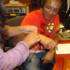 Sonal ties a rakhi on Adil