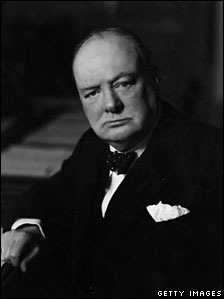 Winston Churchill during the Second War