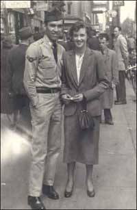Jean and Louis a week before they were married